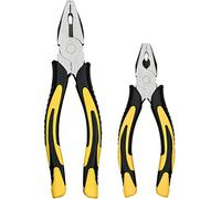 ZUZUAN Pinze combinate Lineman's Pinze da 15,2 cm e 20,3 cm con tronchesino, struttura in acciaio al cromo vanadio resistente, manico professionale