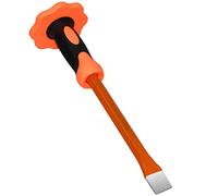 ZUZUAN Scalpello piatto resistente da 30,5 cm con protezione per le mani, testa piatta, per demolizione/muratura/intaglio/calcestruzzo con protezione per le mani bi-materiale