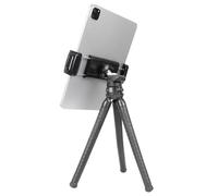 ZUZUXI Mini treppiede per iPad, supporto da scrivania flessibile con testa a sfera a 360°, supporto portatile per tablet da tavolo per iPad Pro 12.9/Air/Mini, Galaxy Tabs, telefoni e tablet da 4,7-13