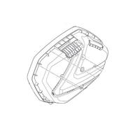 ZV37CNMSX GIVI Coperchio sinistro V37N montato
