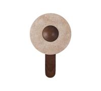 ZVALIEVYE Applique da Parete a Led Nordica, Illuminazione, Lampada da Parete in Legno, Lampada da Parete in Pietra Naturale, 8 W, Applique Cablate, Lampade da Parete Geometriche per Soggiorno, Camera