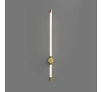 ZVALIEVYE Applique da Parete Lineare a Led Applique da Parete Dorata Lampada da Parete Lunga Minimalista Applique Cablate Dorate Illuminazida Parete Luci da Parete per Interni Lampade da Parete per So
