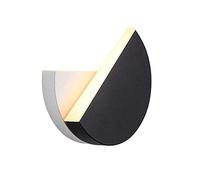 ZVALIEVYE Applique da Parete Moderna, Semplice e Versatile, per Interni Ed Esterni, con Attacco a Parete, Girevole, Nera, per Illuminazidomestica, per Sala da Pranzo, Camera da Letto, Soggiorno e Corr