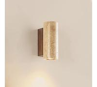 ZVALIEVYE Applique da Parete Nordica in Marmo, Lampada da Parete per Interni, Faretto da Parete, Applique da Comodino per Camera da Letto E27, Luci da Parete per Interni, Lampade da Parete per Soggior