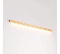 ZVALIEVYE Applique Moderne a Led,Da da Parete in Legno Di Noce,Da da Parete Frontale con Specchio in Acrilico per Bagno,Da da Parete per Comodino, Soggiorno, Camera da Letto, Corridoio, A, 80 Cm, 16 W