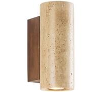 ZVALIEVYE Decorazimoderna per la Casa, Applique da Parete in Pietra Naturale per Interni, Applique da Parete in Marmo, Faretto Cablato, Lampada da Comodino Rustica Vintage per Camera da Letto, Soggior