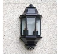 ZVALIEVYE E27 Lampada da Parete a Led per Esterni in Stile Europeo Corridoio in Stile Villa Impermeabile Giardino Balccortile Cancello Corridoio Apparecchi Di Illuminazialluminio Metlanterna in Vetro