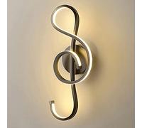 ZVALIEVYE Lampada da Parete a Forma Di Nota Musicale a Led, Semplice e Moderna, Creativa, per Camera da Letto, Comodino, Soffitto,Da Decorativa, Soggiorno, Corridoio, Corridoio, Balcone, Illuminazione