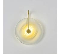 ZVALIEVYE Lampada da Parete in Ferro Battuto a 2 Colori,De da Parete Vintage con Sfondo Moderno per Soggiorno,De da Parete a Led Creative per Comodino da Camera da Letto, Applique da Parete per Sala d