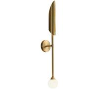 ZVALIEVYE Lampada da Parete in Rame Nordico,Da da Parete per Soggiorno,Da da Sala da Pranzo Moderna, Illuminazida Parete per Interni, Camera da Letto, Bagno, Corridoio, Cucina