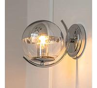 ZVALIEVYE Lampada da Parete Moderna e Semplice in Vetro Regolabile a Tre Colori, Applique in Vetro Elettroplaccato per Testiera, Camera da Letto, Sala da Pranzo/Soggiorno, Corridoio