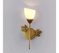 ZVALIEVYE Lampada da Parete Postmoderna in Ferro Battuto,Da da Parete a Led per Comodino da Camera da Letto, con Testa Singola e Doppia, Applique da Parete per Corridoio, Corridoio, Scala e Fiori/Test