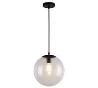 ZVALIEVYE Lampadario Lampadario in Vetro Retrò Lampada da Soffitto in Vetro Creativo Lampadario Trasparente Lampada da Soffitto in Vetro/9,84 Pollici