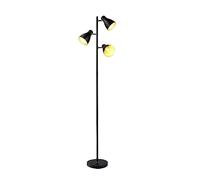 ZVALIEVYE Standing Tall Lamps Adjustable Floor Lamp Nordic Metal Floor Light With 3 Metal Lampshades Standing Lamp For Living Room Bedroom Reading Light