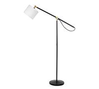 ZVALIEVYE Standing Tall Lamps Adjustable Metal Floor Lamp Floor Light With Remote Control, Fabric Shade Standing Lamp For Living Room Bedroom Reading Light