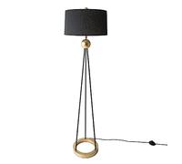 ZVALIEVYE Standing Tall Lamps American Iron Floor Lamp Fabric Lampshade Standing Lamp Tripod Floor Lamps For Living Room Bedroom Reading Light