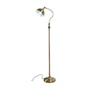 ZVALIEVYE Standing Tall Lamps American Retro Floor Lamp Living Room Bedroom Bedside Lamp American Iron Art Decoration Creative Reading Lamp Standing Lamp Reading Light/Remote Control Switch/150*25Cm
