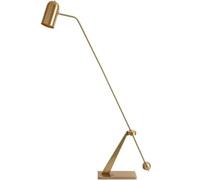 ZVALIEVYE Standing Tall Lamps Arc Floor Lamp Adjustable Angle Lamp Head Standing Lamp With Electroplating Lampshade Tall Lamps Iron Art High Pole Lamp Reading Light