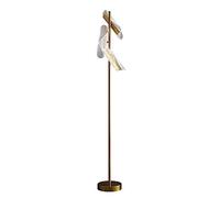 ZVALIEVYE Standing Tall Lamps Led Floor Lamp Nordic Metal Standing Lamp Acrylic Lampshade Adjustable Lamp Head Floor Lamps For Living Room Bedroom Reading Light