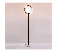 ZVALIEVYE Standing Tall Lamps Metal Floor Lamp With Glass Ball Lampshade And Marble Base E27 Floor Light Standing Lamp For Bedroom Living Room Reading Light/D/22 * 147Cm