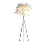 ZVALIEVYE Standing Tall Lamps Metal Tripod Floor Lamp With Cloud Lampshade Electroplated Floor Light Creative Standing Lamp For Room Bedroom Reading Light