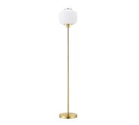 ZVALIEVYE Standing Tall Lamps Nordic Metal Floor Lamp High Pole Standing Lamp Glass Lampshade Floor Light For Living Room Bedroom And Office Reading Light