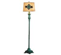 ZVALIEVYE Standing Tall Lamps Vintage Floor Lamp Standing Lamp With Fabric Lampshade Tall Pole Lamp For Living Room Bedroom Floor Light Reading Light/B/a
