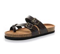 zvcv Home Pantofole per Bambini, Pantofole Esplosive in Cork Scarpe da Spiaggia Scarpe Neutrale-White_40