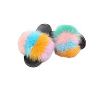 zvcv Muli Scarpe da Donna Tacco, Pantofole da Interno Pantofole di Lana per la casa Colore Femminile-Colore 1_44