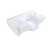 ZVD Cuscino Ortopedico Anti-Russamento per Apnea Notturna,Cuscino Antirussamento,Apnea Notturna,Supporto Cervicale in Memory Foam,Traspirante,per Tutte le Posizioni di Sonno (Bianco)