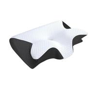 ZVD Cuscino Ortopedico Anti-Russamento per Apnea Notturna,Cuscino Antirussamento,Apnea Notturna,Supporto Cervicale in Memory Foam,Traspirante,per Tutte le Posizioni di Sonno (Nero)