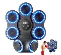 ZVD Music Boxing Machine,Tira Pugni da Muro con Musica,Machine Bluetooth da Boxe Elettronica con 11 modalità/velocità,Macchina di Boxe Musicale Intelligente per Adulti/Bambini (Stile Base)