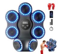 ZVD Music Boxing Machine,Tira Pugni da Muro con Musica,Machine Bluetooth da Boxe Elettronica con 11 modalità/velocità,Macchina di Boxe Musicale Intelligente per Adulti/Bambini (Stile Adulto)