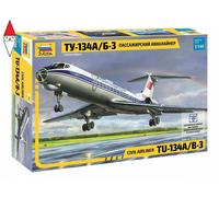 ZVEZDA 1/144 CIVIL AIRLINER TU-134A/B-3