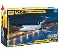 1:144 Zvezda Tu-154m Russian Airliner Kit Z7004 Modellino