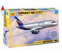 1:144 Zvezda Sukhoi Superjet 100 Kit Z7009 Modellino