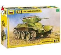 Soviet Light Tank Bt-5 1:35 Plastic Model Kit ZVEZDA
