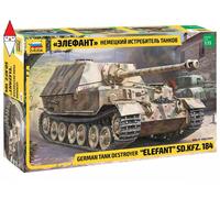 1:35 Zvezda Elefant Sd.Kfz.184 German Heavy Tank Destroyer Kit ZS3659 Modellino