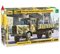 ZVEZDA 1/35 GER.HEAVY TRUCK L-4500 EINHEITSFAHRERHAUS