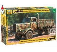 ZVEZDA 1/35 GERMAN HEAVY 4WD CARGO TRUCK SCHWERER LKW 4,5T L4500A