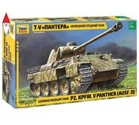 Panther Ausf.d Tank Plastic Kit 1:35 Model 3678 ZVEZDA