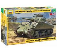 ZVEZDA 1/35 KIT MILITARE M4 A2 SHERMAN CARRO ARMATO MODELLISMO MODELLINO AUTO