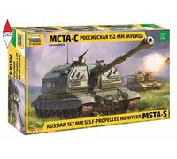 ZVEZDA 1/35 MSTA-S RUSSIAN 152 MM SELF-PROPELLED HOWITZER