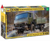 ZVEZDA 1/35 RUSSIAN 2-AXLE MILITARY TRUCK K-4350
