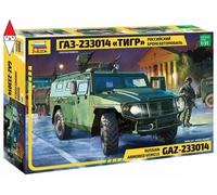 1:35 Zvezda Russian Armored Vehicle GAZ "Tiger" Kit Z3668 Modellino