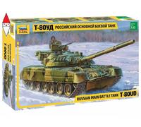 1:35 Zvezda Russian Main Battle Tank T-80ud Kit Z3591 Modellino