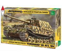 ZVEZDA 1/35 SD.KFZ.184 FERDINAND GERMAN TANK DESTROYER
