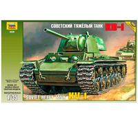 ZVEZDA 1/35 SOVIET HEAVY TANK KV-1 KIT 1:35 MODELLINO CARRO ARMATO STATICO