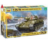 ZVEZDA 3686 1/35 Soviet Medium Tank Mod. 1942 T-34/76