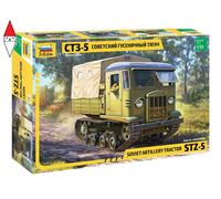 ZVEZDA 1/35 STZ-5 SOVIET ARTILLERY TRACTOR